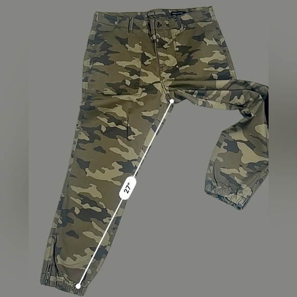 Banana Republic Camo Utility Jogger Pants Cotton Stretch – Size 14 - Picture 9 of 11